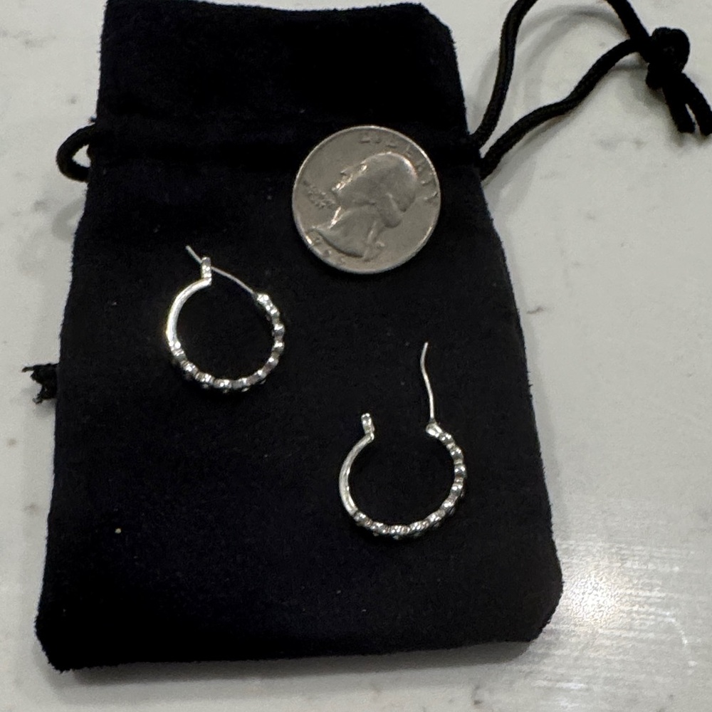 Elegant Silver Hoop Earrings
